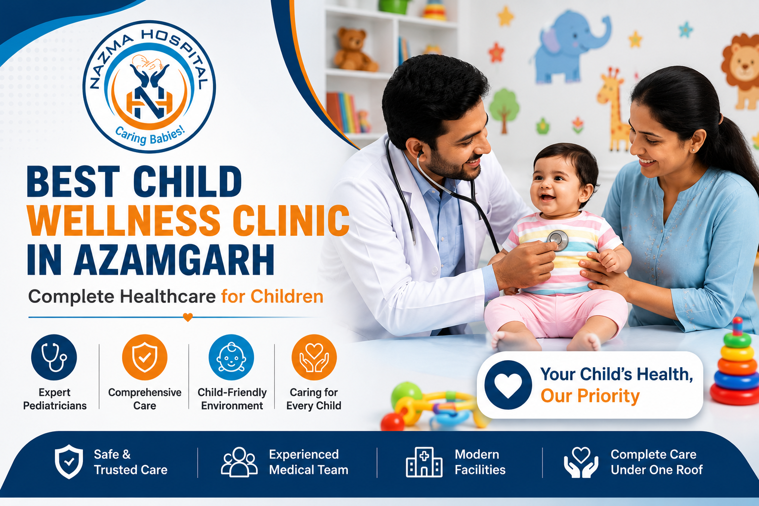 Best Child Wellness Clinic in Azamgarh | Nazma Hospital
