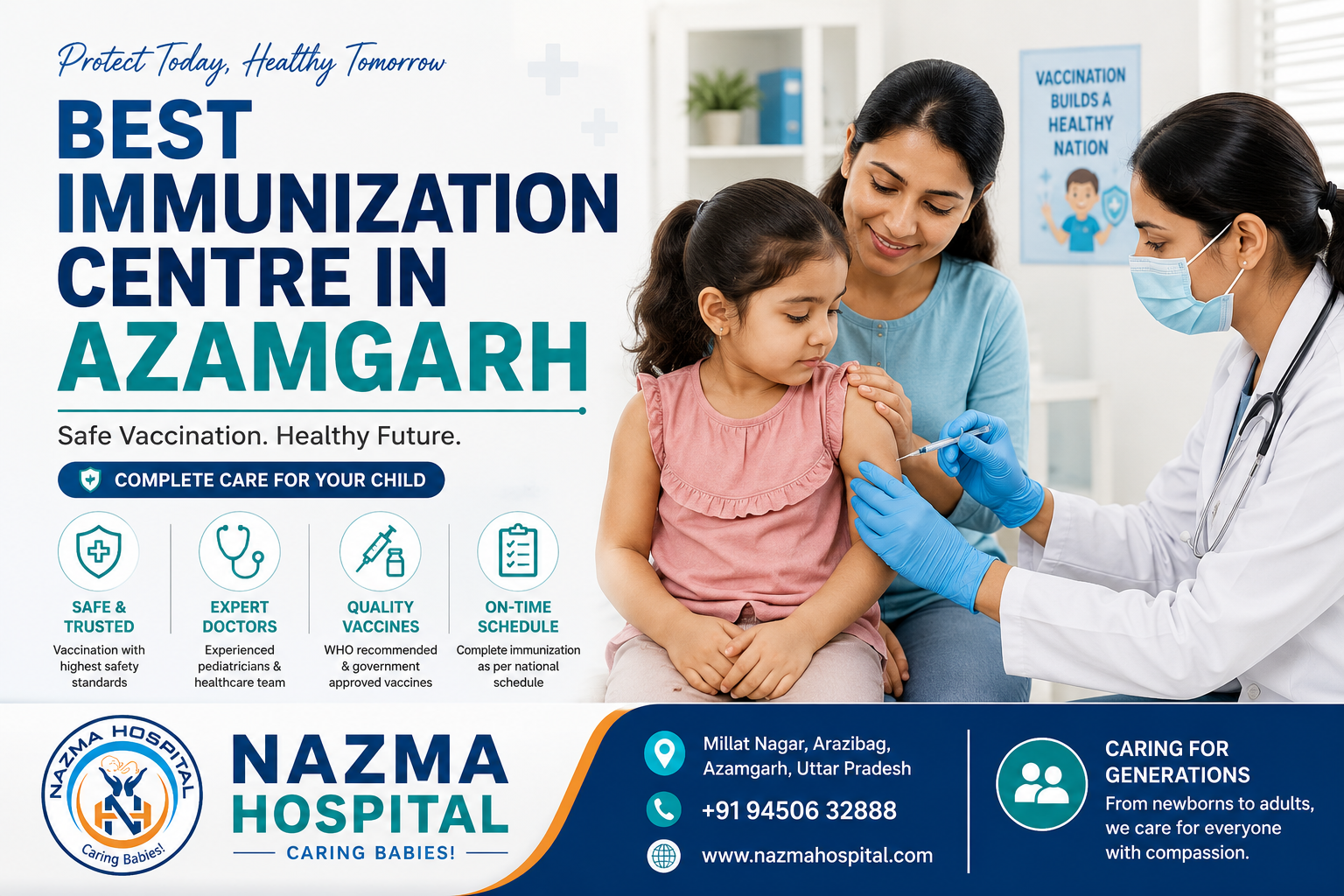 Best Immunization Centre in Azamgarh for child vaccination and immunization
