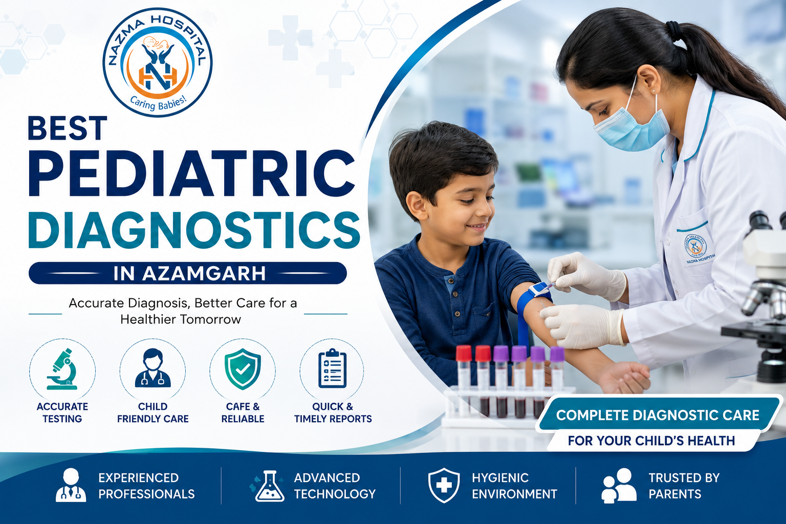 Best Pediatric Diagnostics in Azamgarh - Nazma Hospital