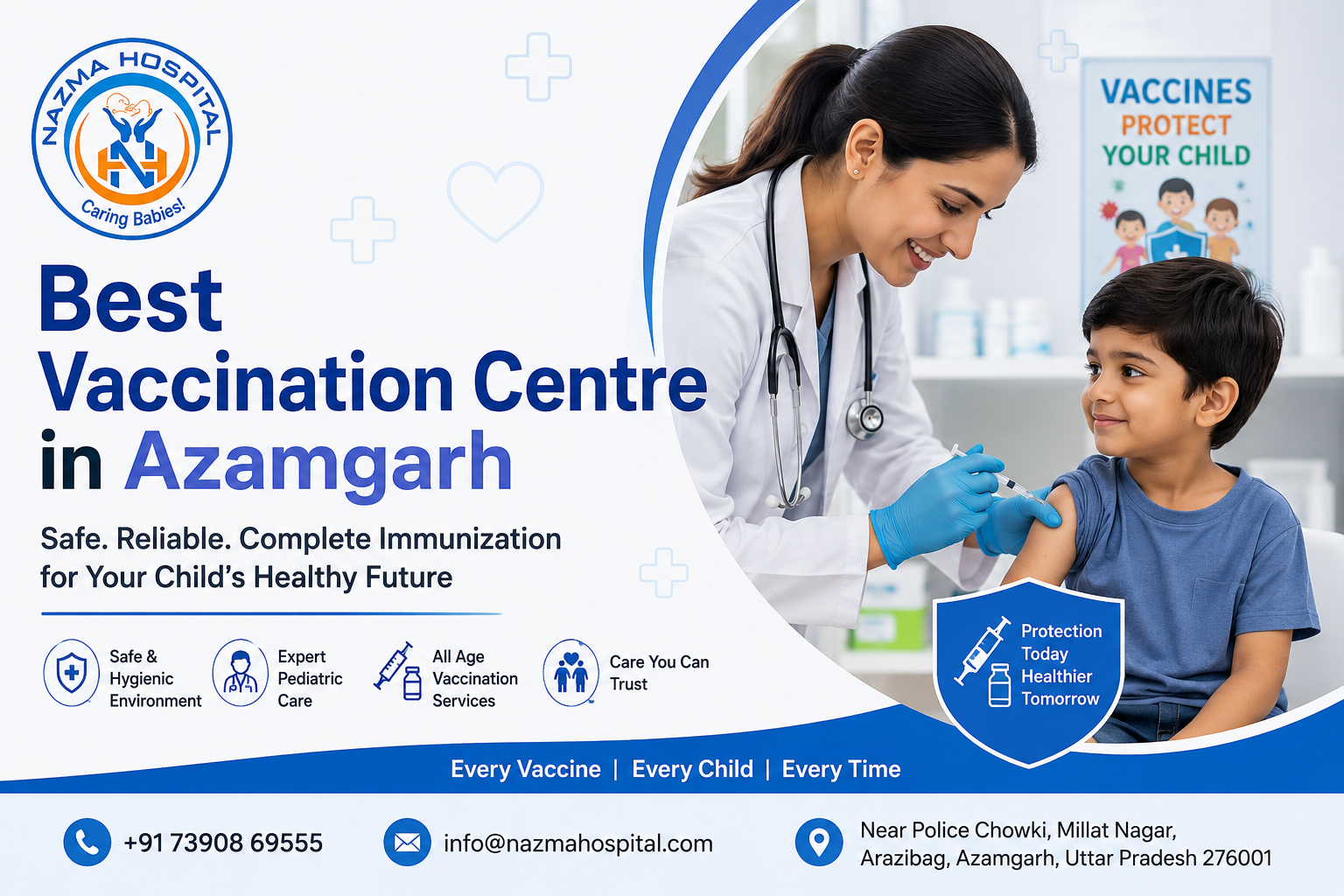 Best Vaccination Centre in Azamgarh at Nazma Hospital