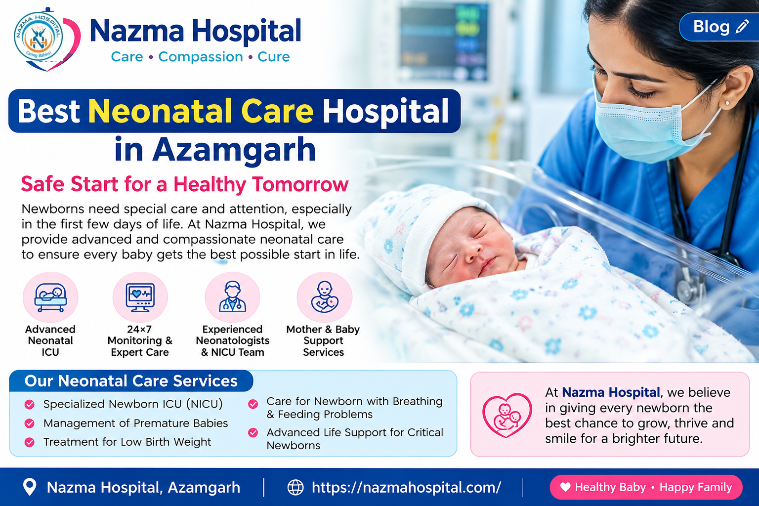 Best Neonatal Care Hospital in Azamgarh – Nazma Hospital
